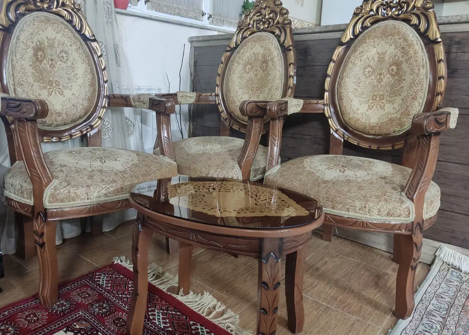 مبل سلطنتی درحد نو|مبلمان خانگی و میز عسلی|گنبد کاووس, |دیوار