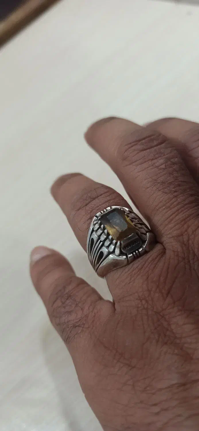 انگشتر نقره با نگین الکساندریت|جواهرات|بندرعباس, |دیوار