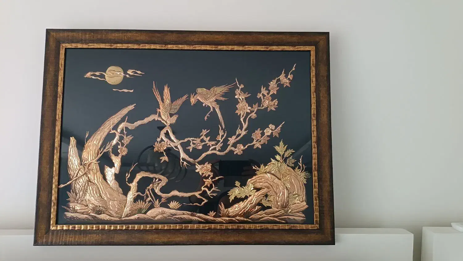 تابلو گل مرغ|صنایع دستی و سایر لوازم تزئینی|فولادشهر, سایت صنعتی کاوه|دیوار