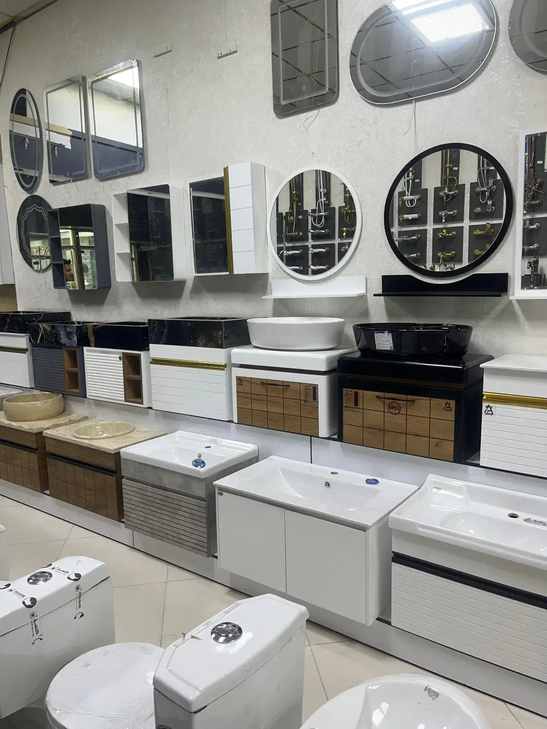 روشویی کابینتی سرامیکی سنگی|لوازم سرویس بهداشتی|رباط‌کریم, رباط‌کریم|دیوار