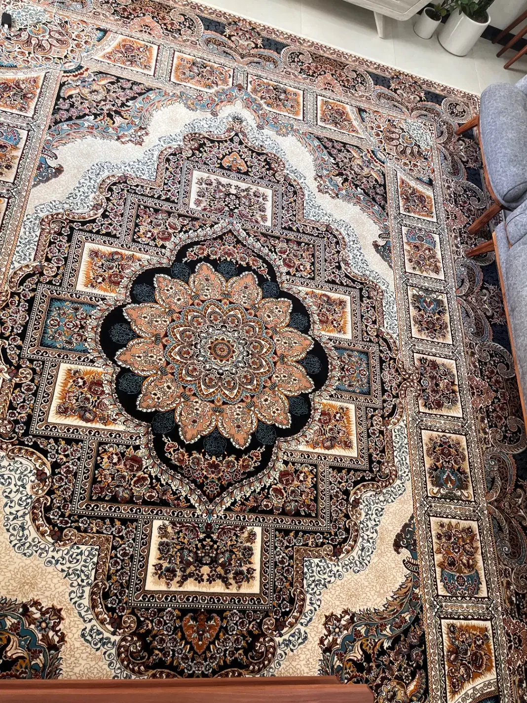 دو تخته فرش ۱۲ متری نو|فرش|اسفراین, |دیوار