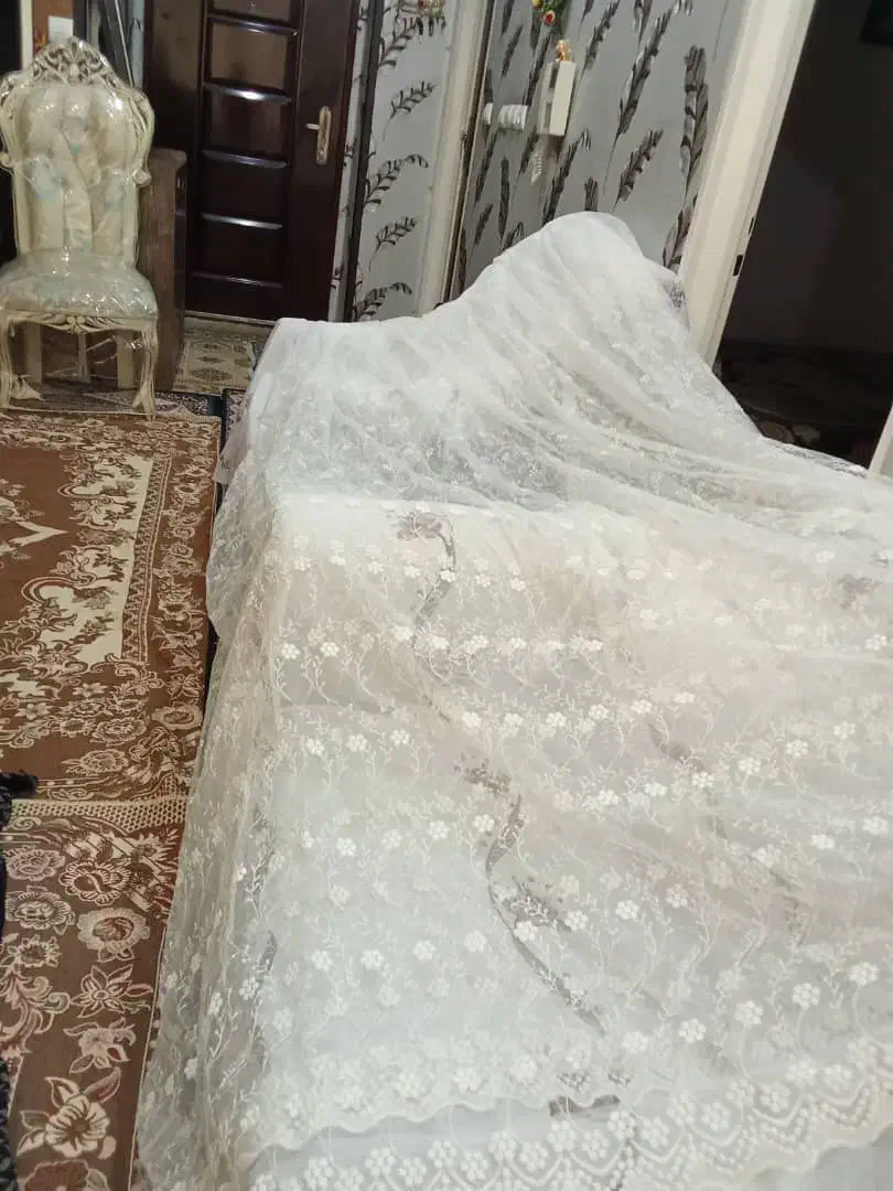 پرده خامه دوزی|پرده، رانر، رومیزی|کرج, گلشهر|دیوار