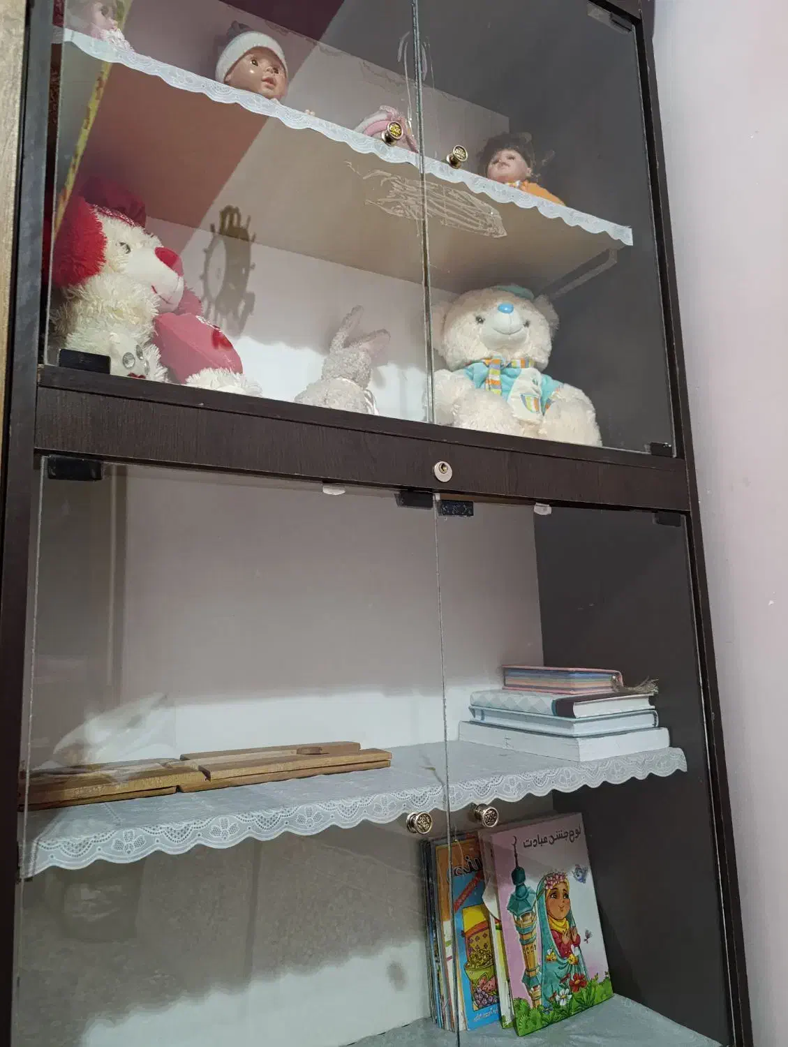 کمد کتابخانه|کتابخانه، شلف، قفسه‌های دیواری|سیرجان, |دیوار