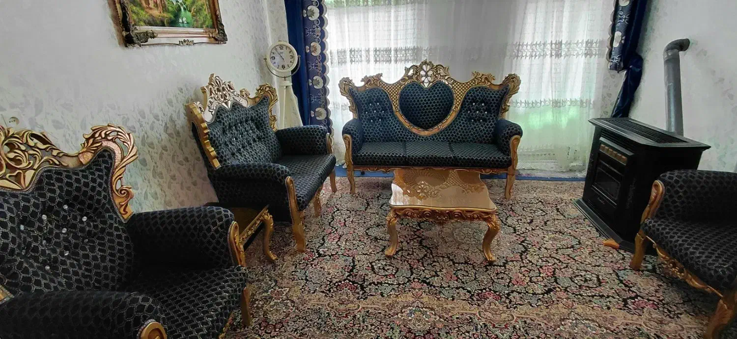 مبل هفت نفره سلطنتی|مبلمان خانگی و میز عسلی|اسدآباد, |دیوار