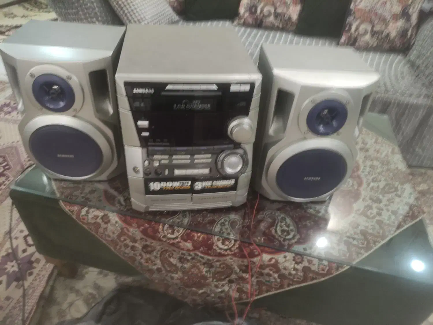رادیو و ضبط سامسونگ.قدیمی.سه دیسک MP3|سیستم صوتی خانگی|پردیس, فاز ۱|دیوار
