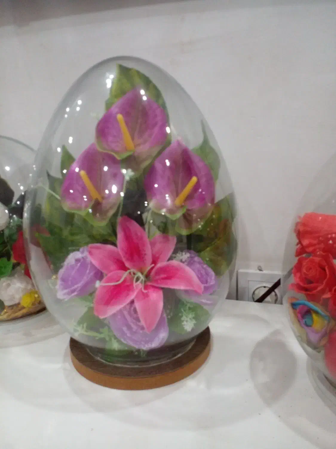 گل مصنوعی تخم مرغی|گل مصنوعی|قدس, شهرقدس|دیوار