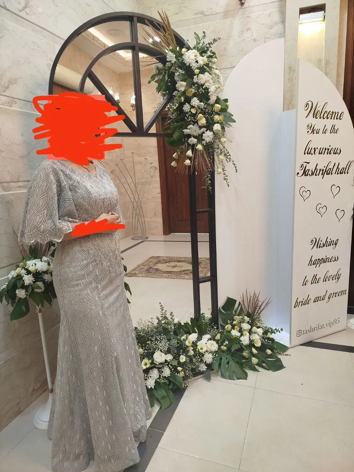 لباس مجلسی تمام گیپور سایز۴۲|لباس|ساوه, |دیوار