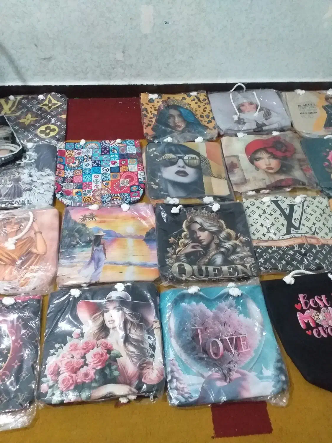 کیف تنابی طرح دار بیرونی|کیف، کفش، کمربند|اهواز, بهارستان|دیوار