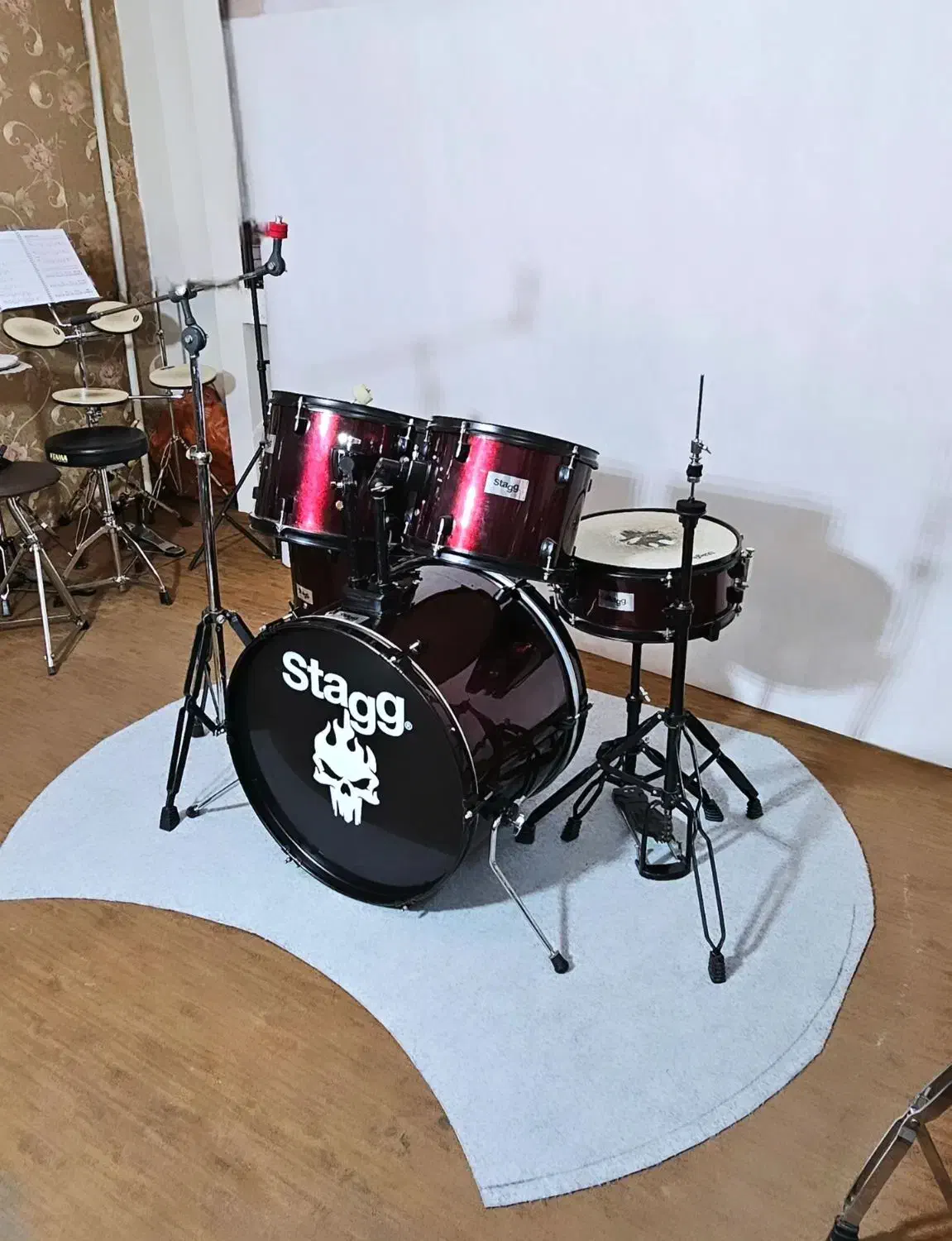 درام جاز درامز آکوستیک سنج نوازنده|درام و پرکاشن|مشهد, آزادشهر|دیوار