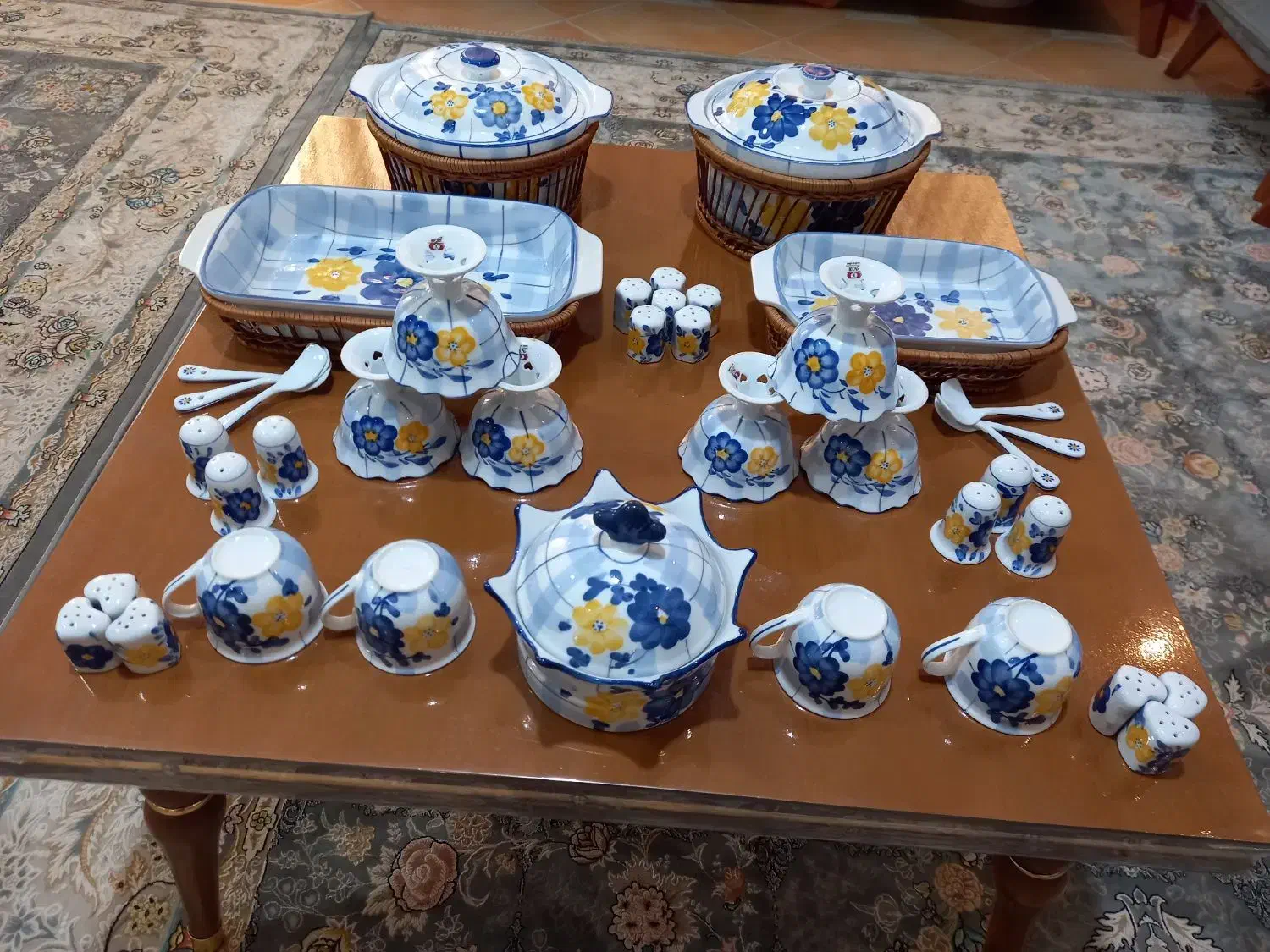 سرویس گل پنبه|ظروف سرو و پذیرایی|فردیس, شهرک ارم|دیوار