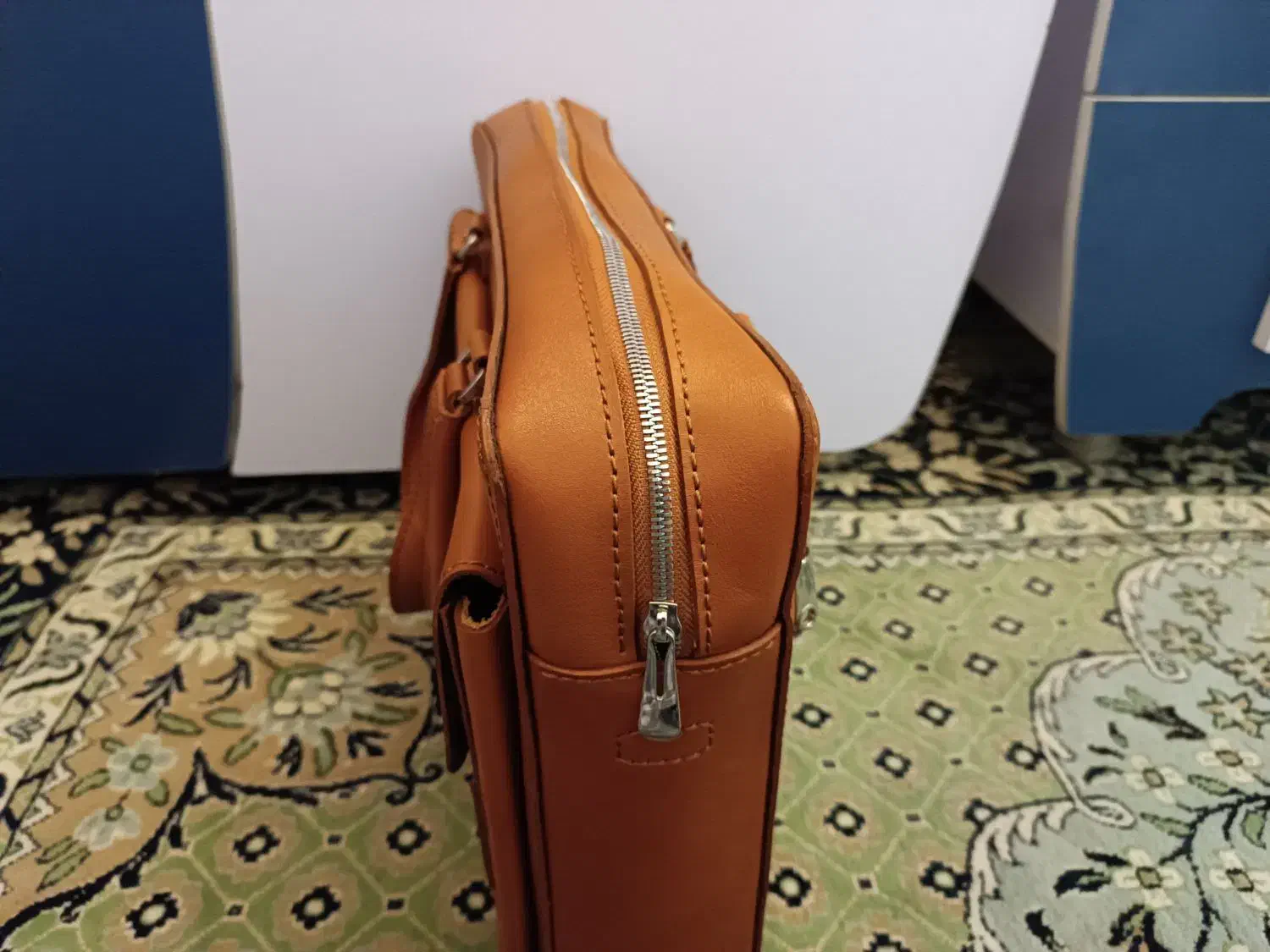 کیف چرم طبیعی مردانه دست دوز|کیف، کفش، کمربند|یزد, |دیوار