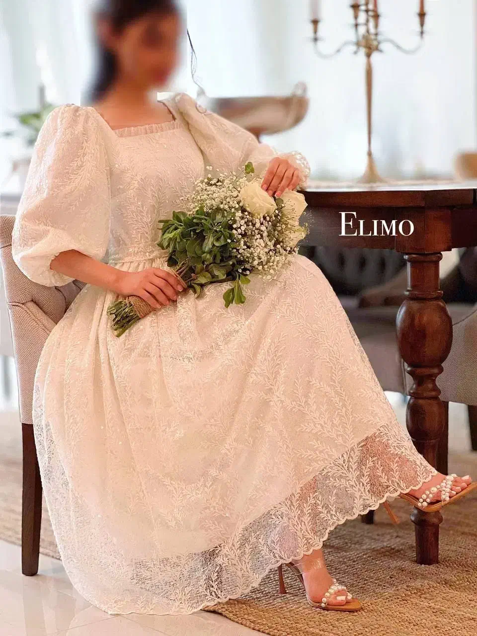 لباس نامزدی نباتی|لباس|چهاردانگه (تهران), |دیوار