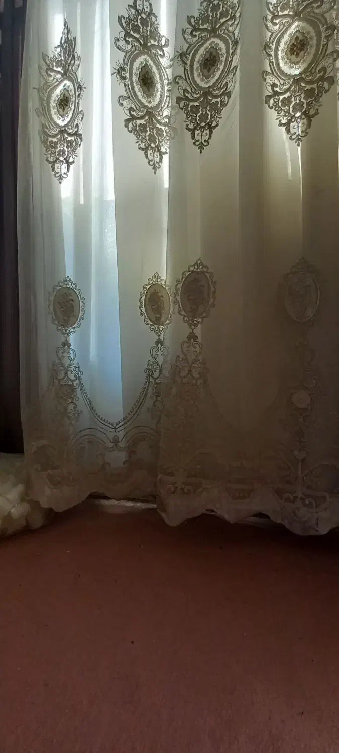 ست پرده بابالن|پرده، رانر، رومیزی|قم, چهل درخت‎|دیوار