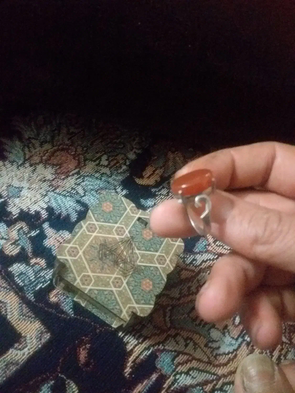 انگشتر عقیق زنانه|جواهرات|مشهد, مصلی (کارمندان اول)|دیوار