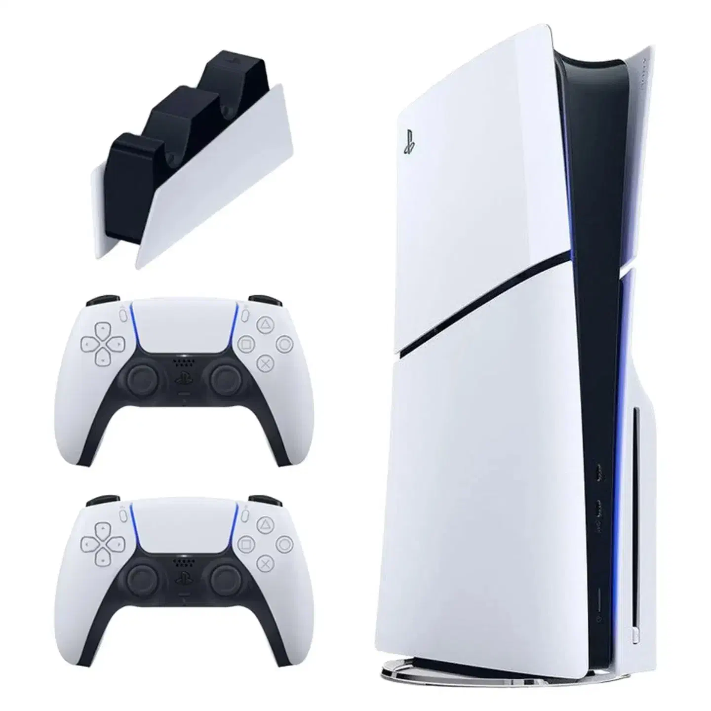 ps5 slim  دو دسته با پایه شارژ درحد نو گارانتی دار|کنسول، بازی ویدئویی و آنلاین|ارومیه, |دیوار