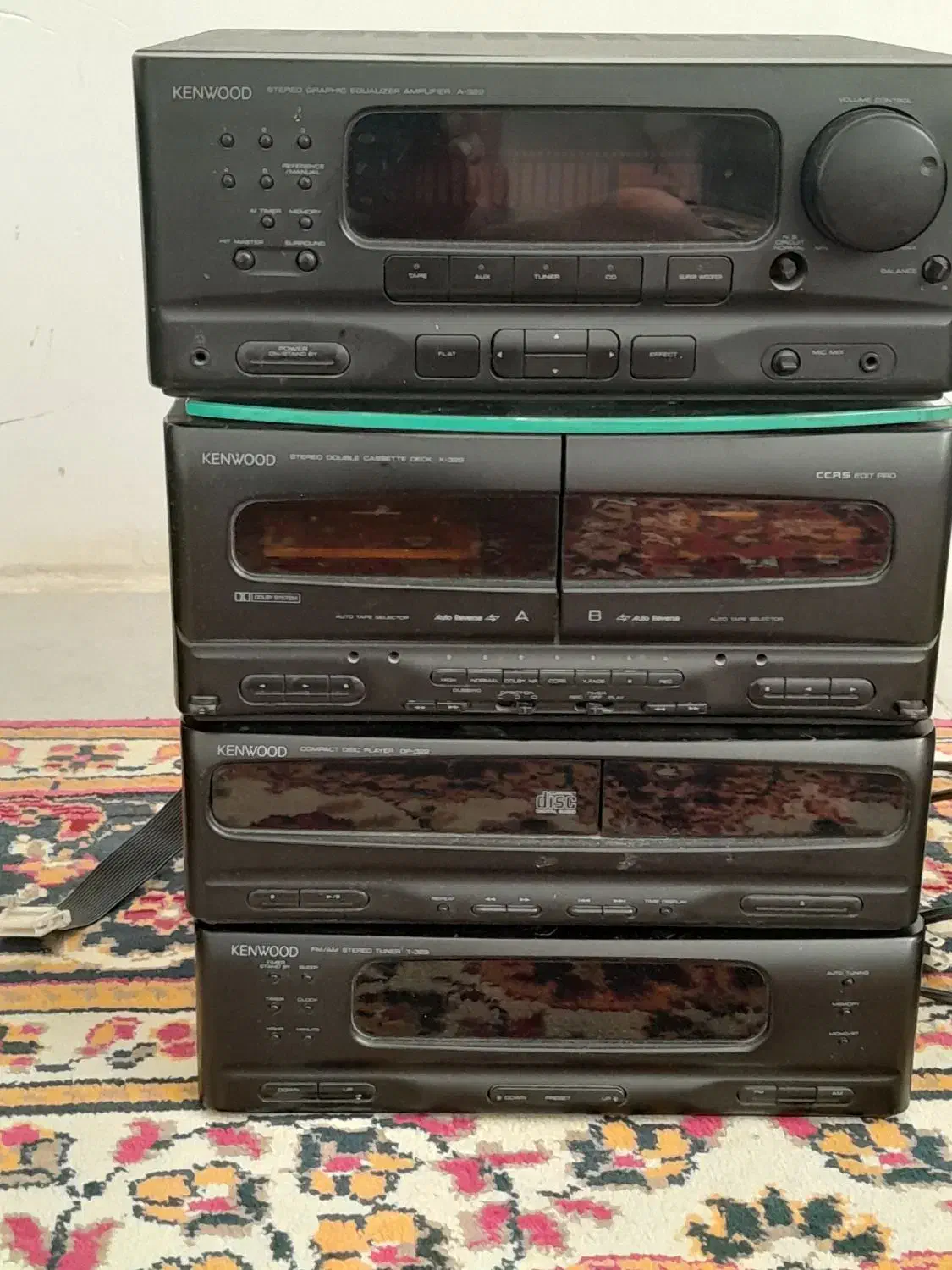 فروش ضبط صوت ژاپنی اصل با برق ۱۱۰ همراه دوتا باند|صوتی و تصویری|شیراز, باغشهر اهل بیت|دیوار