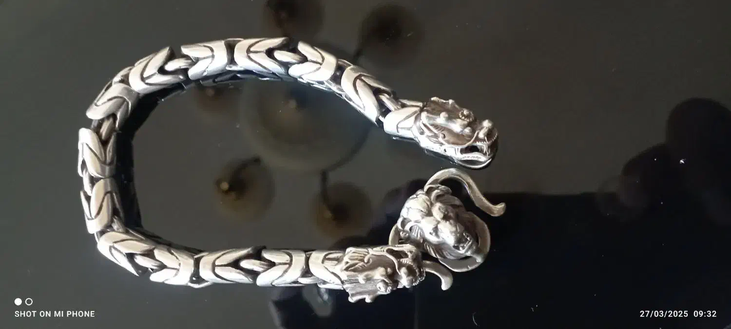 دستبند نقره کاردست|جواهرات|محمدشهر, شهرک پیام (مهرالبرز)|دیوار