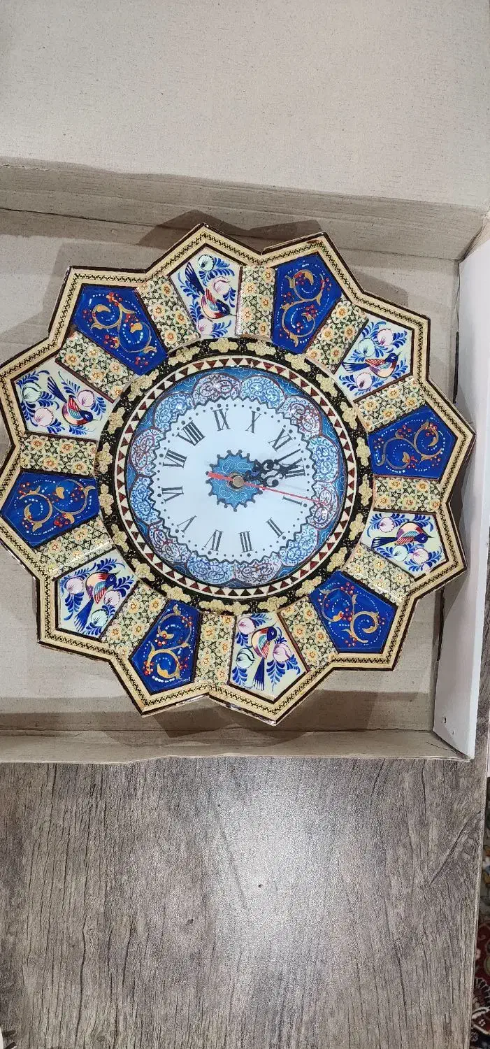 ساعت خاتم کاری شده|ساعت دیواری و تزئینی|تهران, ابوذر|دیوار