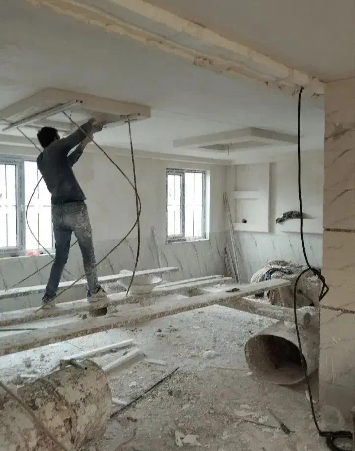 نازک کار.گچکار.سفیدکار.تعمیرات گچ کار|خدمات پیشه و مهارت|شیراز, ملاصدرا|دیوار