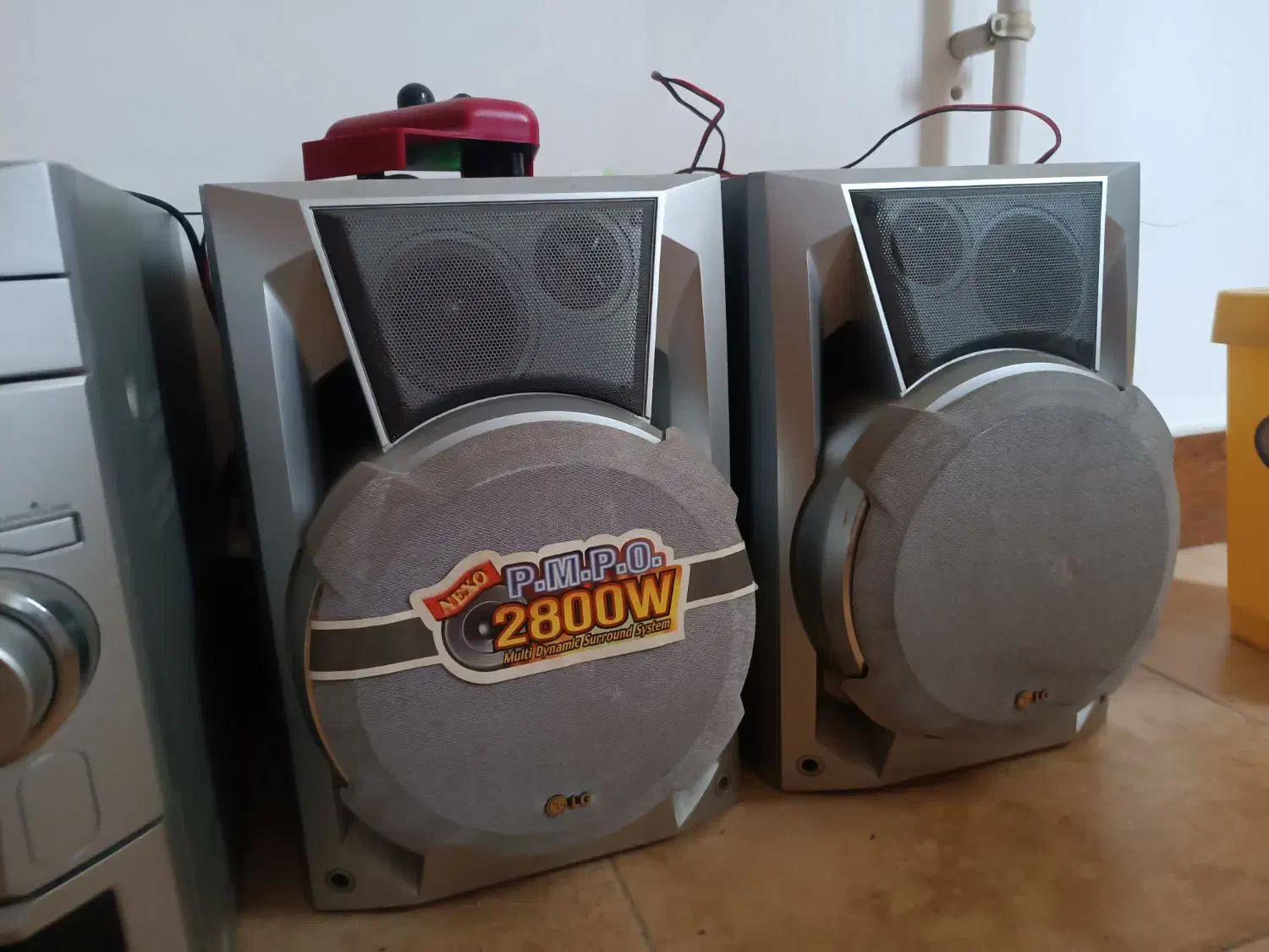 ضبط ال جی دو کاست CDخور با دو باند بزرگ|سیستم صوتی خانگی|رشت, استقامت ۱|دیوار