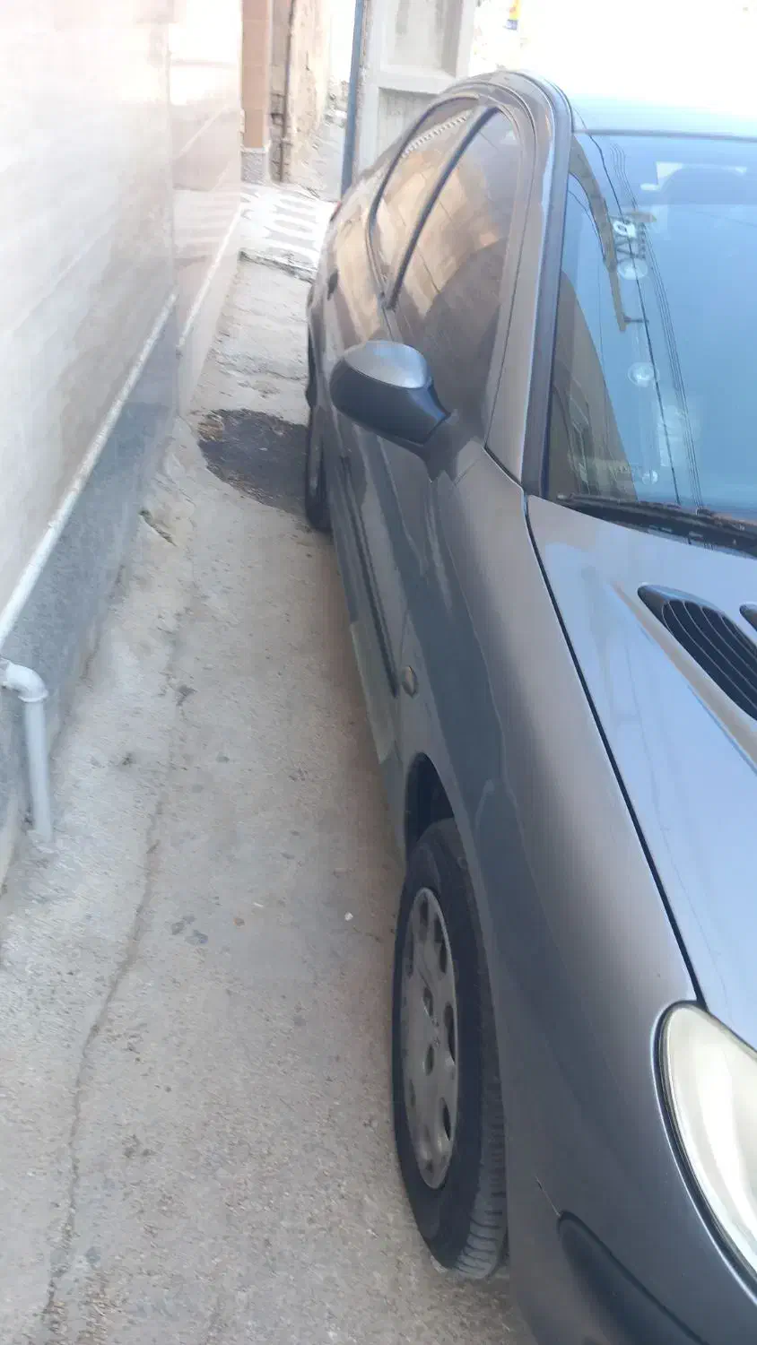 206وی هشت 91 بی رنگ حتی سپر،معاوضه با ساینا 1400|خودرو سواری و وانت|بوشهر, |دیوار