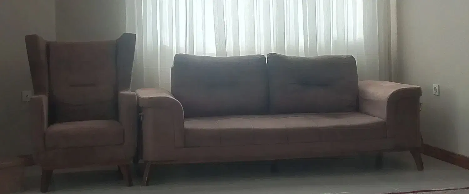 مبل راحتی ۷ نفره|مبلمان خانگی و میز عسلی|نور, |دیوار