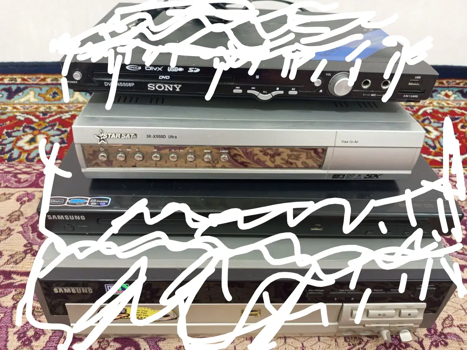 لسیور قدیمی|پخش‌کننده DVD و ویدیو|بروجرد, |دیوار