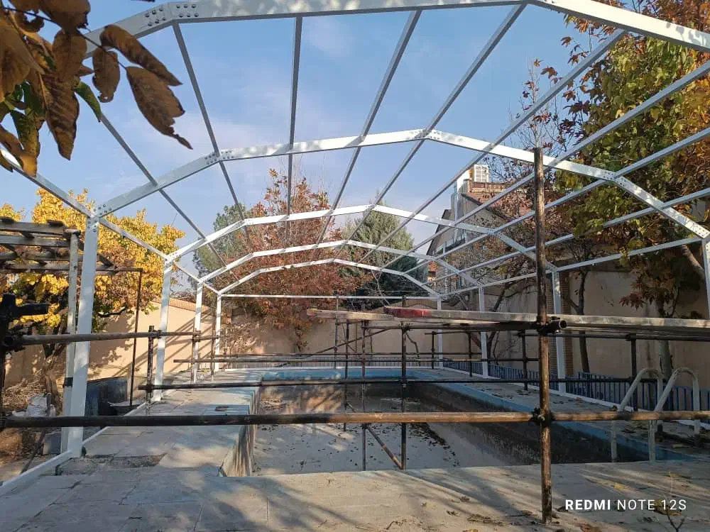 پوشش متحرک و ثابت سقف استخر و تراس|خدمات پیشه و مهارت|مشهد, احمدآباد|دیوار