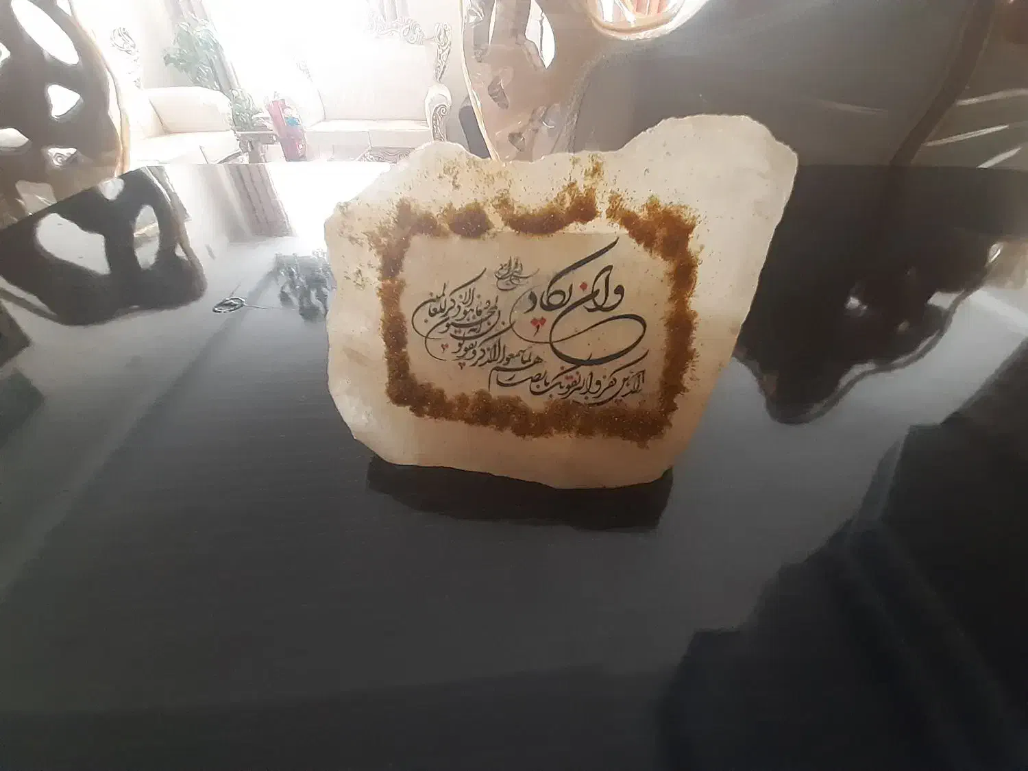 سنگ نمک|صنایع دستی و سایر لوازم تزئینی|شاهین‌شهر, خانه کارگر|دیوار