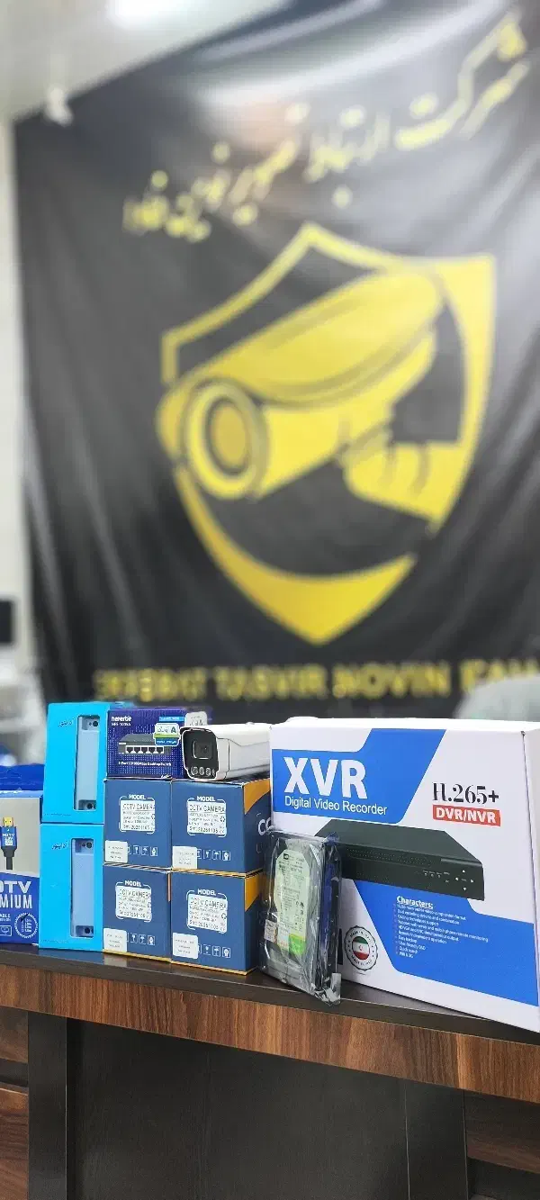 پک کامل دوربین تحت شبکه 5مگ میکروفن دار|دوربین مداربسته|پیشوا, |دیوار