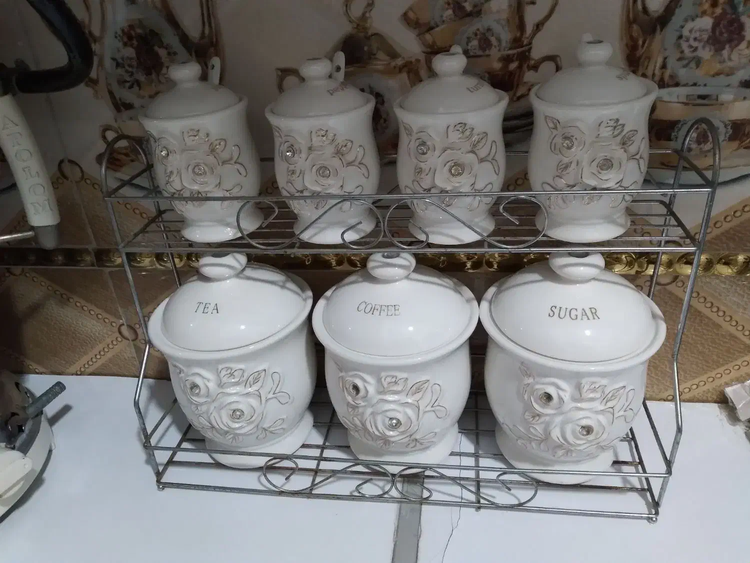 پاسماوری شیک و کاملا سالم|ظروف سرو و پذیرایی|قم, قلعه کامکار|دیوار