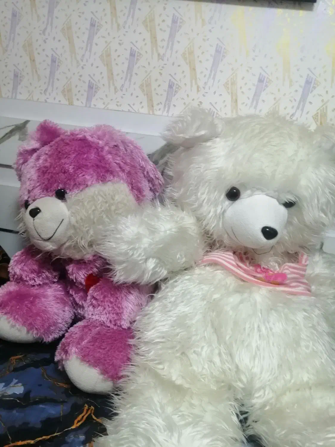 اروسک خرسی دو عدد مارک|اسباببازی بچه|رشت, نیروی دریایی|دیوار