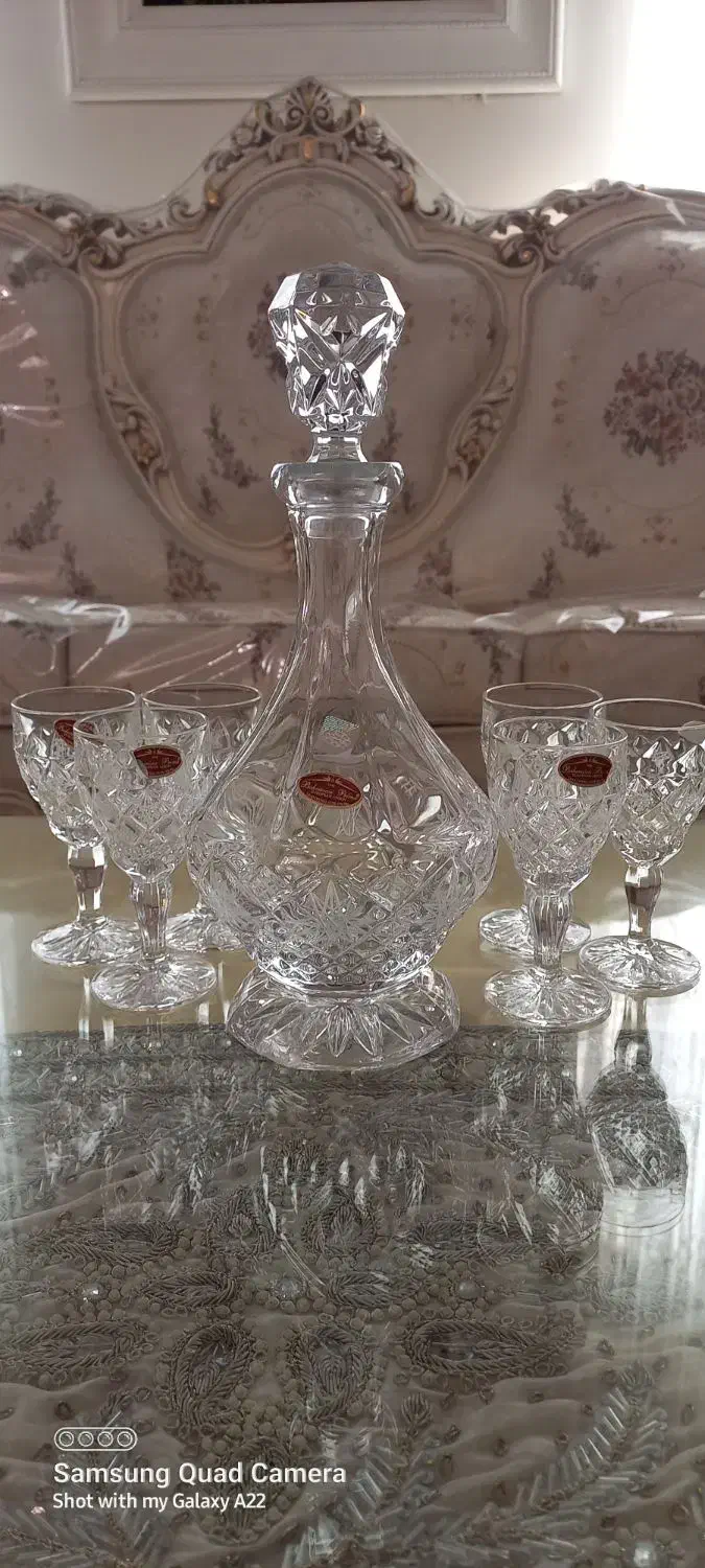 جام وگیلاس کریستال بوهمیا|ظروف سرو و پذیرایی|تهران, سردارجنگل|دیوار