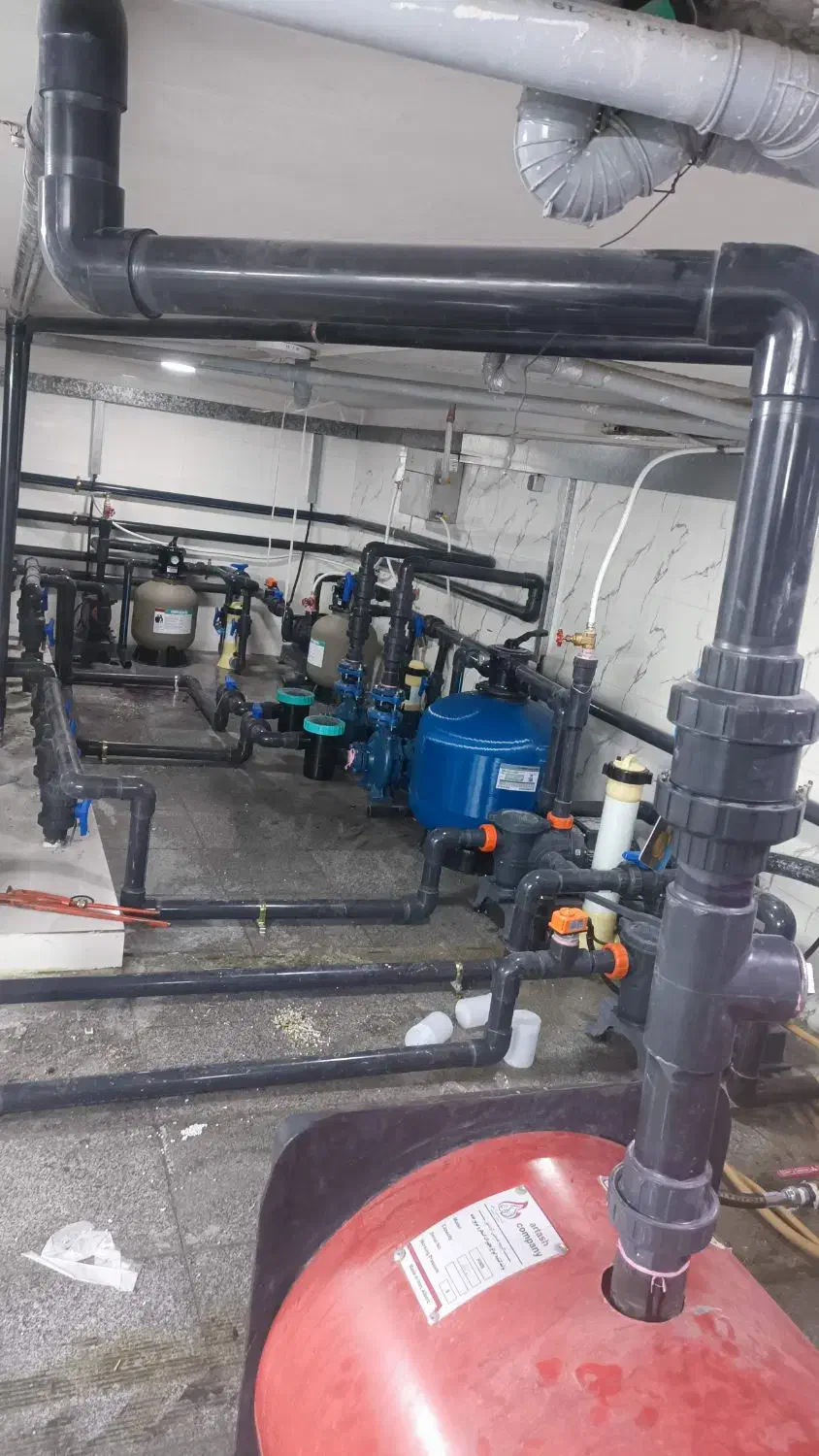 موتورخانه لوله کشی استخر سونا جکوزی و موتور خانه|خدمات پیشه و مهارت|بوشهر, |دیوار