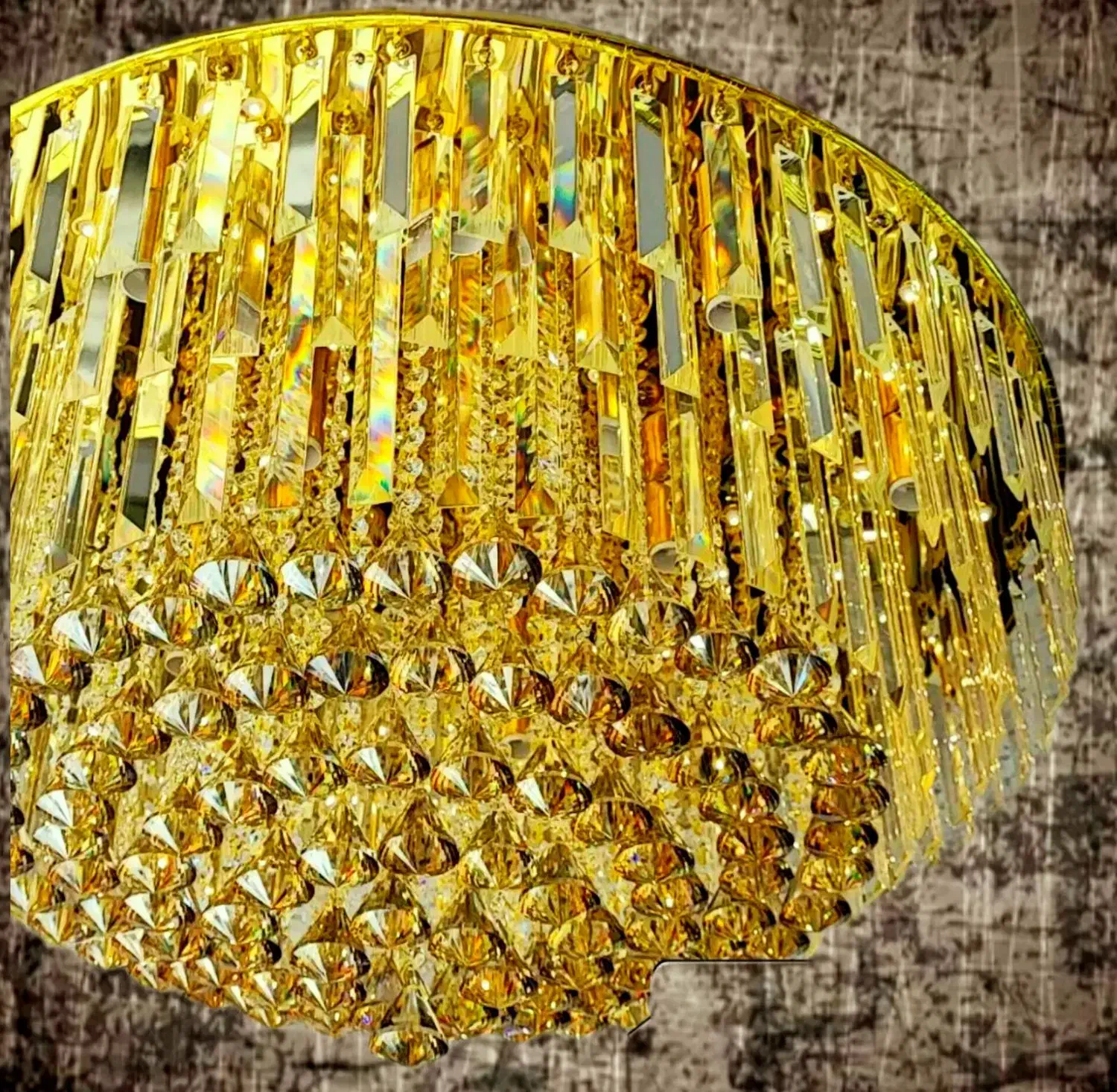 لوستر کریستالی مدل نیلا شماره ۳۵۹۰|لوستر و چراغ آویز|قم, نیروگاه|دیوار