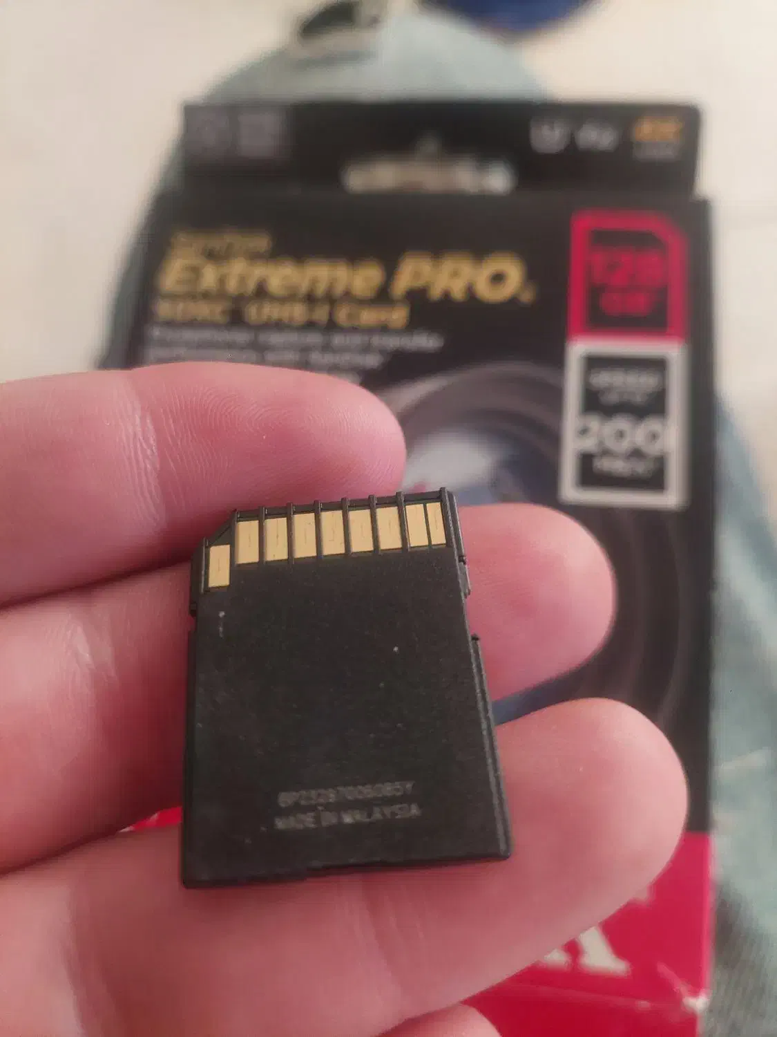 رم 128گیگ sd sandisk|قطعات و لوازم جانبی رایانه|فردیس, منظریه|دیوار