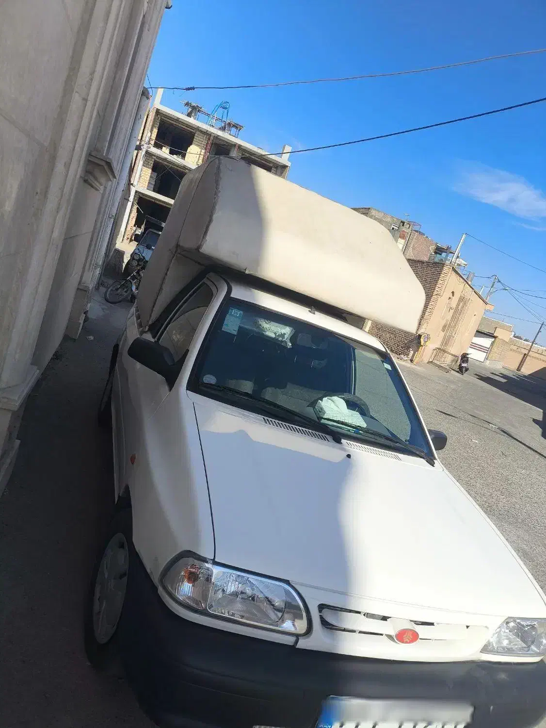 وانت پراید ۱۵۱ ۴۰۳ دوگانه CNG بی رنگ|خودرو سواری و وانت|نائین, |دیوار