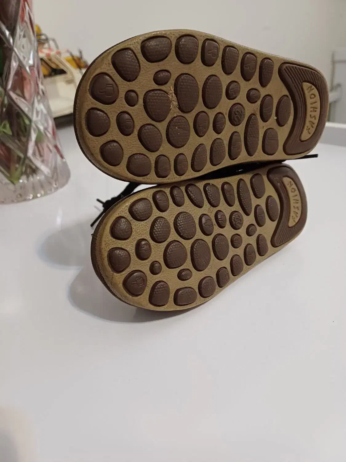 پوتین چرم نو سایز ۲۲|کفش و لباس بچه|میاندوآب, |دیوار