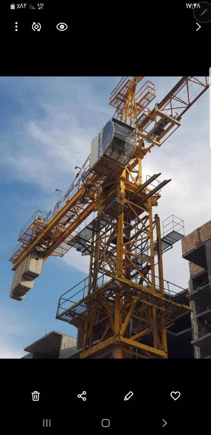 تاور کرین پتنmc235مدل2008|ماشینآلات صنعتی|کرج, شهرک رضوانیه|دیوار