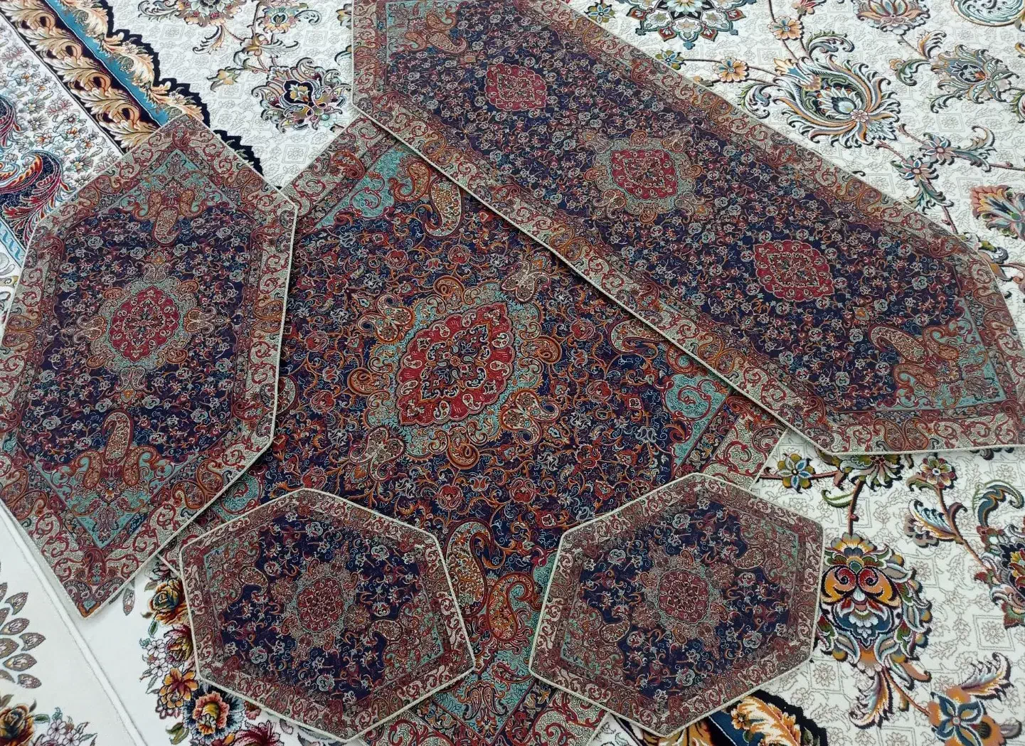 ترمه  رومیزی|صنایع دستی و سایر لوازم تزئینی|مشهد, هنرور|دیوار