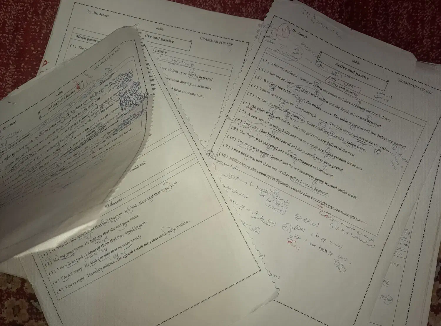 جزوه برا کنکور منحصرا زبان دکتر جابری سای ۱۴۰۲|کتاب و مجله آموزشی|ابریشم, |دیوار