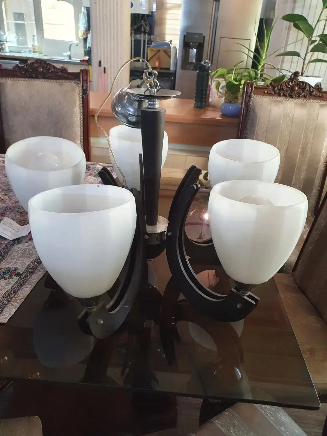 لوستر ۵ شاخه|لوستر و چراغ آویز|اسلامشهر, شهرک مهدیه|دیوار