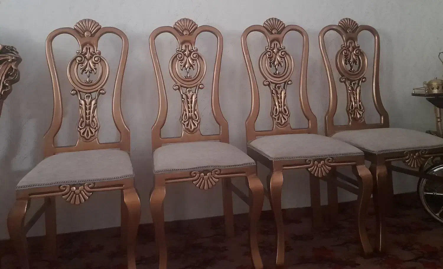 صندلی چوبی|میز و صندلی غذاخوری|خوی, |دیوار