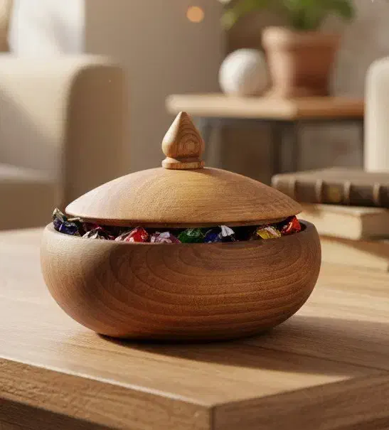 ظرف چوبی گردو|ظروف سرو و پذیرایی|شاهینشهر, پارک بانک استان|دیوار