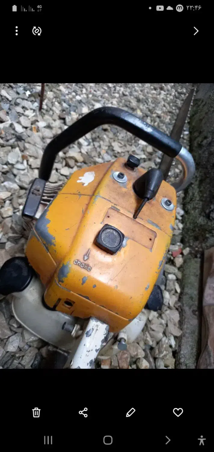 اره موتور قدیمی بزرگ اشتیل در سلمانشهر|ماشینآلات صنعتی|سلمانشهر, |دیوار