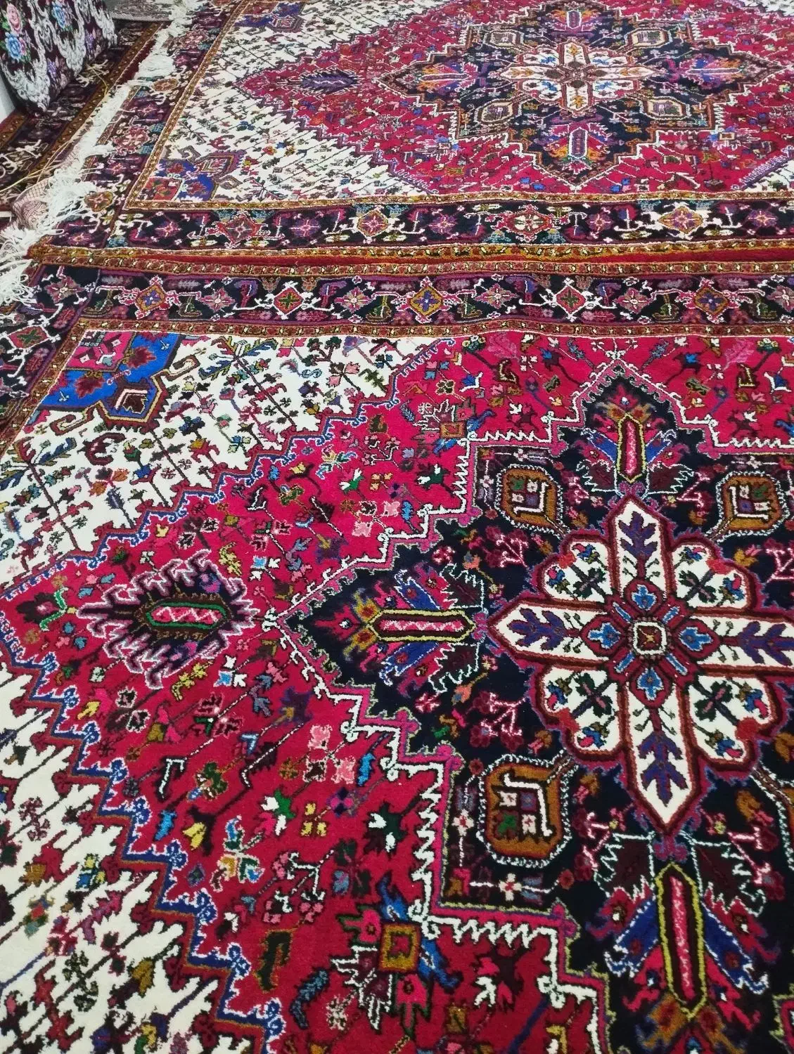 یک‌‌جفت‌نه‌متری‌‌مهربان‌‌اصل‌اصل‌بافنده|فرش|خواجه, |دیوار