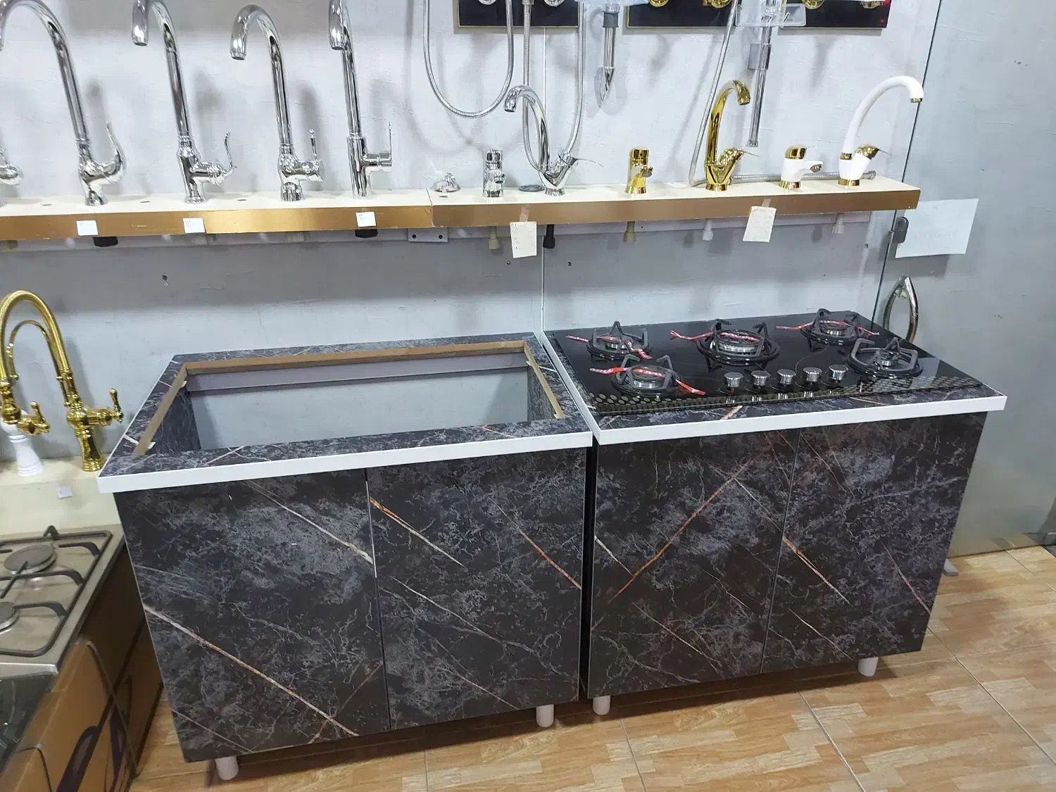 کابینت زیر گازی تمام ام دی اف با برش رایگان|مصالح و تجهیزات ساختمان|کرج, حیدرآباد|دیوار