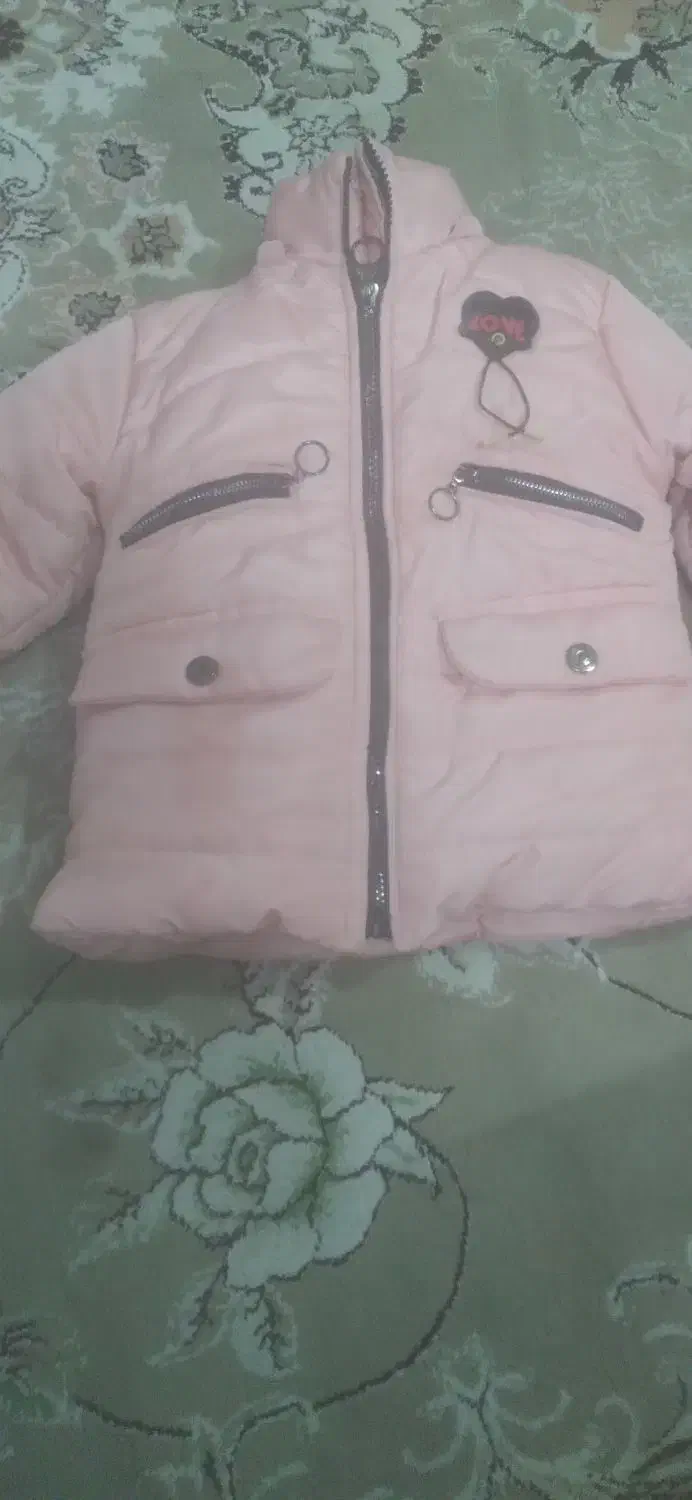 کاپشن دخترانه|کفش و لباس بچه|حبیب آباد, |دیوار