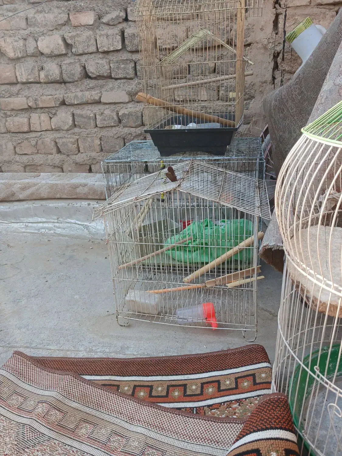 ۴عدد قفس سالم همراه وسایل|لوازم جانبی حیوانات|قم, شهرک مهدیه (مدرس)|دیوار