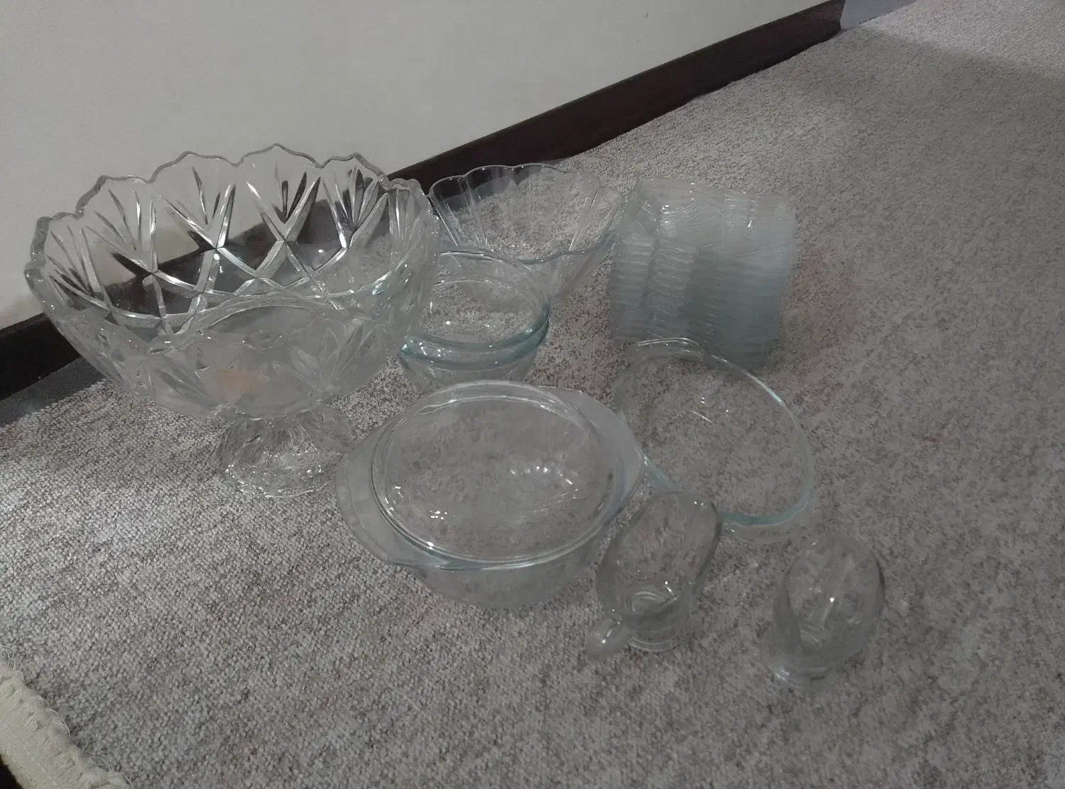 ظروف شیشه ای|ظروف سرو و پذیرایی|فارسان, |دیوار